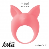 Оранжевое эрекционное кольцо Kitten Kyle - Lola Games - в Смоленске купить с доставкой