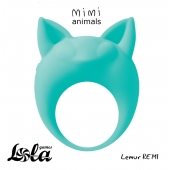 Зеленое эрекционное кольцо Lemur Remi - Lola Games - в Смоленске купить с доставкой