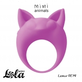 Фиолетовое эрекционное кольцо Lemur Remi - Lola Games - в Смоленске купить с доставкой