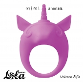 Фиолетовое эрекционное кольцо Unicorn Alfie - Lola Games - в Смоленске купить с доставкой
