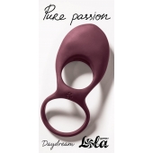 Бордовое эрекционное виброкольцо Daydream - Lola Games - в Смоленске купить с доставкой