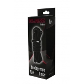 Черная веревка для шибари DELUXE BONDAGE ROPE - 5 м. - Dream Toys - купить с доставкой в Смоленске