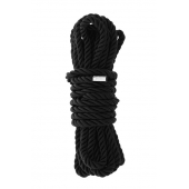 Черная веревка для шибари DELUXE BONDAGE ROPE - 5 м. - Dream Toys - купить с доставкой в Смоленске