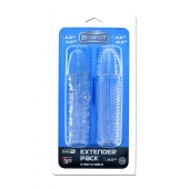 Комплект из 2 прозрачных насадок на пенис PENIS EXTENDER PACK - Dream Toys - в Смоленске купить с доставкой