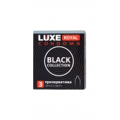 Черные презервативы LUXE Royal Black Collection - 3 шт. - Luxe - купить с доставкой в Смоленске