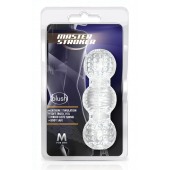 Прозрачный фигурный мастурбатор Master Stroker - Blush Novelties - в Смоленске купить с доставкой