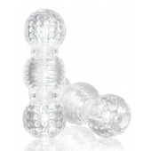 Прозрачный фигурный мастурбатор Master Stroker - Blush Novelties - в Смоленске купить с доставкой