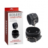 Черные наручники Surrender Wrist Restraints - Chisa - купить с доставкой в Смоленске