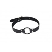 Черный кляп-кольцо Modesty - Lola Games - купить с доставкой в Смоленске