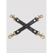 Черный фиксатор для манжет Bound to You Faux Leather Hogtie - Fifty Shades of Grey - купить с доставкой в Смоленске