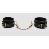 Черные оковы на ноги Bound to You Faux Leather Ankle Cuffs - Fifty Shades of Grey - купить с доставкой в Смоленске
