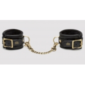 Черные наручники Bound to You Faux Leather Wrist Cuffs - Fifty Shades of Grey - купить с доставкой в Смоленске