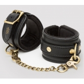 Черные наручники Bound to You Faux Leather Wrist Cuffs - Fifty Shades of Grey - купить с доставкой в Смоленске