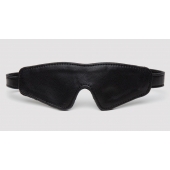 Черная плотная маска на глаза Bound to You Faux Leather Blindfold - Fifty Shades of Grey - купить с доставкой в Смоленске