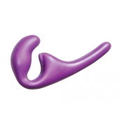 Фиолетовый безремневой страпон Seduction - 20,5 см. - Lola Games - купить с доставкой в Смоленске