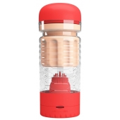 Вибромастурбатор-вагина Emily в красной колбе - Baile - в Смоленске купить с доставкой