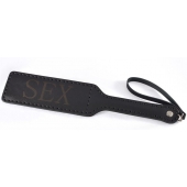 Черная гладкая шлепалка SEX - 35 см. - Sitabella - купить с доставкой в Смоленске