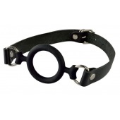 Черный кляп-рамка на регулируемых ремешках - Sitabella - купить с доставкой в Смоленске