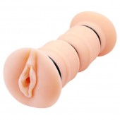 Телесный вибромастурбатор-вагина Michelle - Baile - в Смоленске купить с доставкой