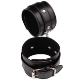 Черные оковы Classic Ankle Cuffs - Chisa - купить с доставкой в Смоленске