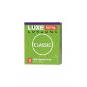 Гладкие презервативы LUXE Royal Classic - 3 шт. - Luxe - купить с доставкой в Смоленске