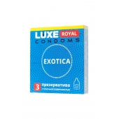 Текстурированные презервативы LUXE Royal Exotica - 3 шт. - Luxe - купить с доставкой в Смоленске