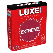 Текстурированные презервативы LUXE Royal Extreme - 3 шт. - Luxe - купить с доставкой в Смоленске