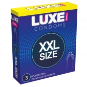Презервативы увеличенного размера LUXE Royal XXL Size - 3 шт. - Luxe - купить с доставкой в Смоленске