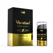 Жидкий интимный гель с эффектом вибрации Vibration! Vodka Energy - 15 мл. - INTT - купить с доставкой в Смоленске
