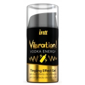 Жидкий интимный гель с эффектом вибрации Vibration! Vodka Energy - 15 мл. - INTT - купить с доставкой в Смоленске