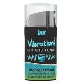 Жидкий интимный гель с эффектом вибрации Vibration! Gin   Tonic - 15 мл. - INTT - купить с доставкой в Смоленске