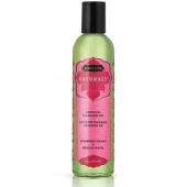 Массажное масло Naturals Strawberry Dreams с ароматом клубники - 236 мл. - Kama Sutra - купить с доставкой в Смоленске