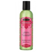 Массажное масло Naturals Strawberry Dreams с ароматом клубники - 59 мл. - Kama Sutra - купить с доставкой в Смоленске