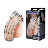 Металлическая клетка Prisoner Cock Сage с замком - BlueLine - купить с доставкой в Смоленске