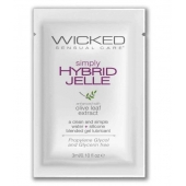 Гель-лубрикант на водно-силиконовой основе Simply Hybrid Jelle - 3 мл. - Wicked - купить с доставкой в Смоленске