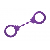 Фиолетовые силиконовые поножи Limitation - Lola Games - купить с доставкой в Смоленске
