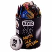 Текстурированные презервативы в кейсе MAXUS So Much Sex - 100 шт. - Maxus - купить с доставкой в Смоленске