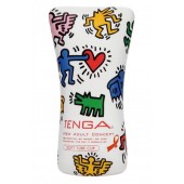 Мастурбатор-туба Keith Haring Soft Tube CUP - Tenga - в Смоленске купить с доставкой