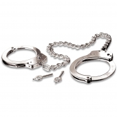 Металлические наручники Metal Leg Cuffs - Pipedream - купить с доставкой в Смоленске