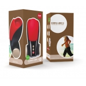 Чёрно-красный вибромастурбатор Cobra Libre 2 - Fun Factory - в Смоленске купить с доставкой