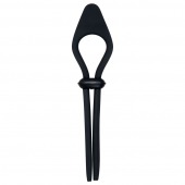 Черное эрекционное лассо с вибропулей Black Tie Affair - Zero Tolerance - в Смоленске купить с доставкой