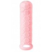 Розовый фаллоудлинитель Homme Long - 15,5 см. - Lola Games - в Смоленске купить с доставкой