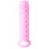 Розовый фаллоудлинитель Homme Long - 13,5 см. - Lola Games - в Смоленске купить с доставкой