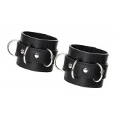 Черные наручники Anonymo на сцепке - ToyFa - купить с доставкой в Смоленске