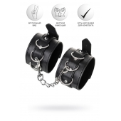 Черные оковы Anonymo из искусственной кожи - ToyFa - купить с доставкой в Смоленске