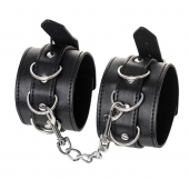 Черные оковы Anonymo из искусственной кожи - ToyFa - купить с доставкой в Смоленске