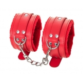 Красные оковы Anonymo из искусственной кожи - ToyFa - купить с доставкой в Смоленске