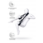 Черные кожаные стропы для фиксации Anonymo - ToyFa - купить с доставкой в Смоленске