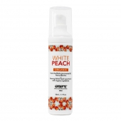 Разогревающее массажное масло Gourmet White Peach Organic с органическими ингредиентами - 50 мл. - Exsens - купить с доставкой в Смоленске