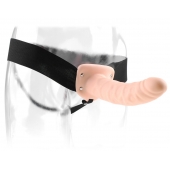 Полый страпон 8  Hollow Strap-On телесного цвета - 19 см. - Pipedream - купить с доставкой в Смоленске